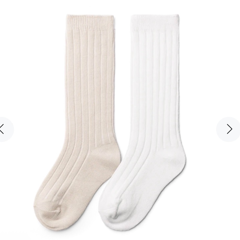Goumi Kids 2 Pack Organic Cotton Socks 3-5T